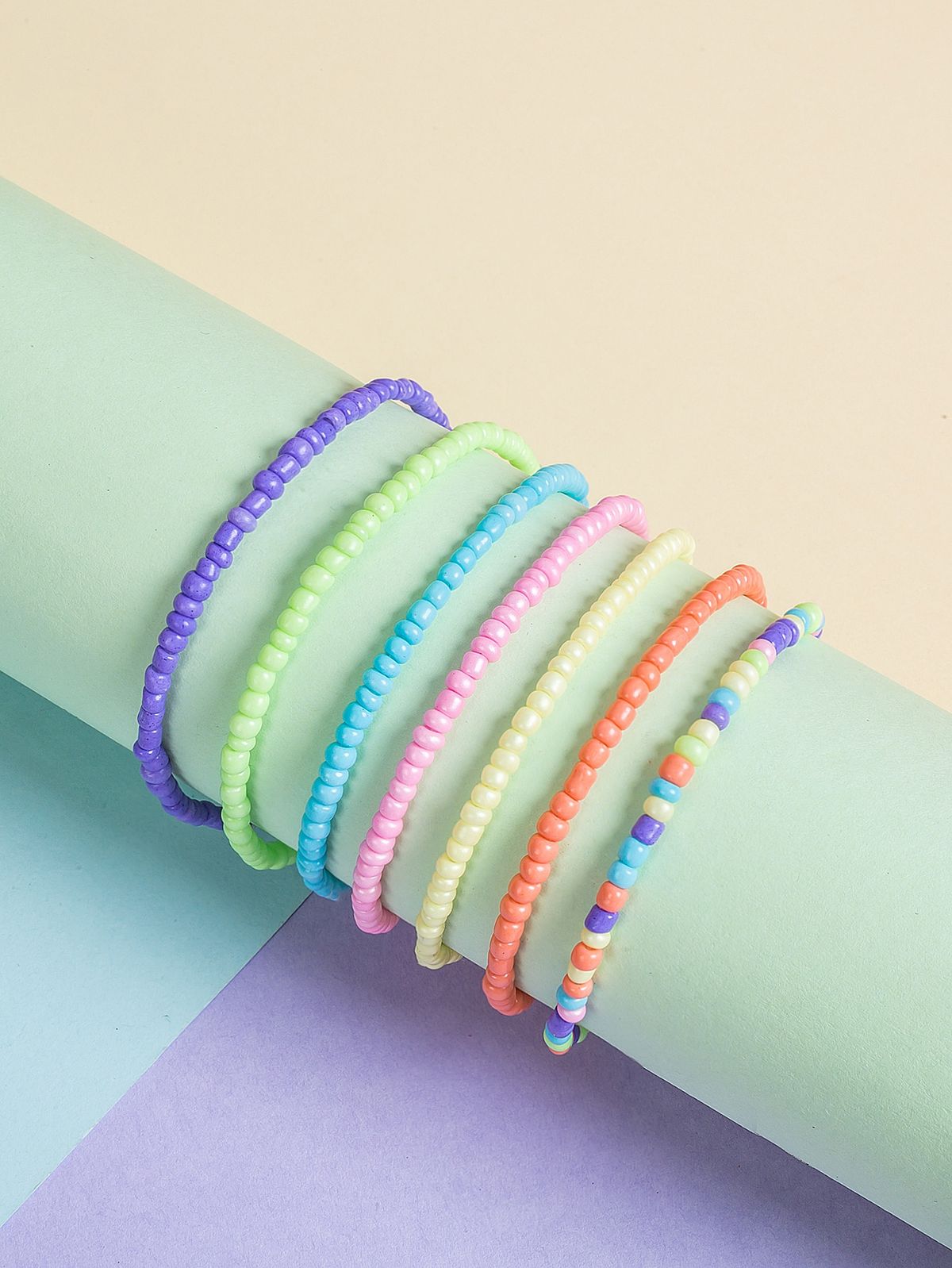 Set of 7 everyday bracelets 🌈✨