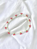 Cherry Beaded Bracelet